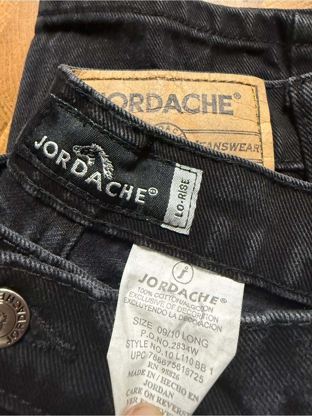 Vintage Jordache Women's Black Jeans